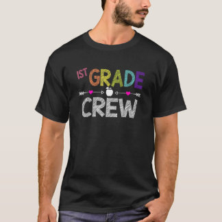 T-shirt 1st Grade Crew  1st Grade Teacher 1st Day of Schoo