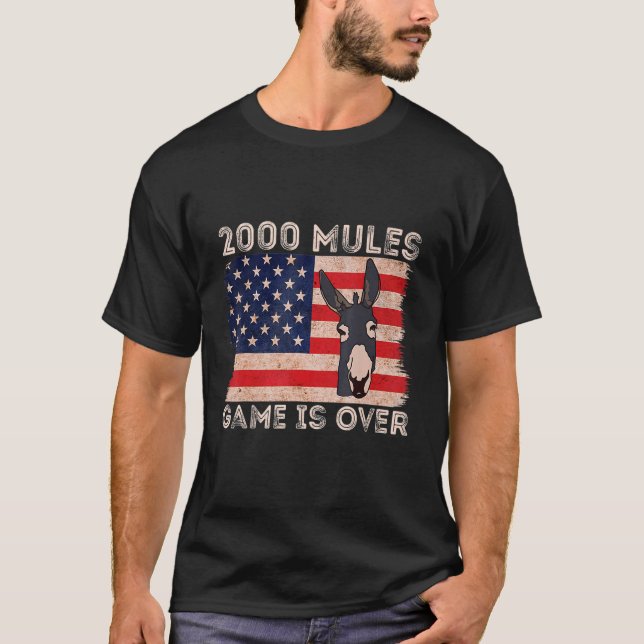 T-shirt 2000 Mules Jeu Finit Des Élections Équitables (Devant)