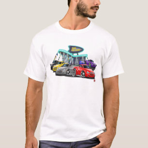 T-shirt 2003-06 scène de concessionnaire automobile de SS