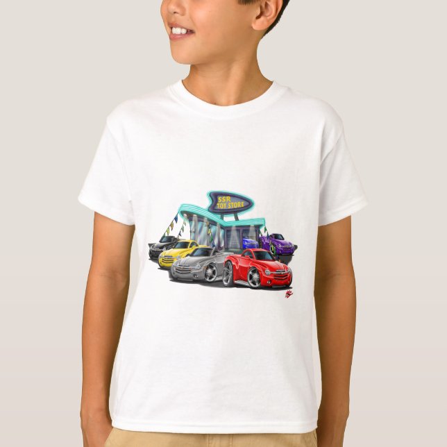 T-shirt 2003-06 scène de concessionnaire automobile de SSR (Devant)