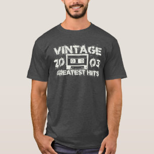 T-shirt 2003 Les plus grands succès blanc Vintage