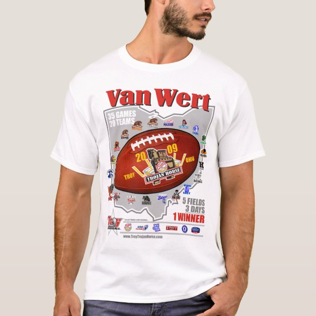 T-shirt 2009 Trojan Horse - Van Wert (Devant)