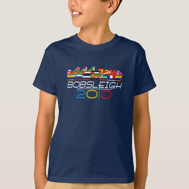 T-shirt 2010 : Bobsleigh (Devant)