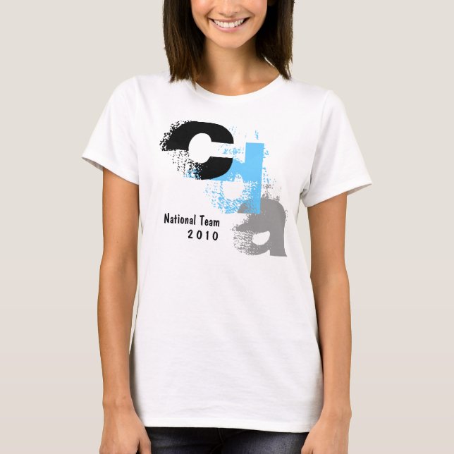 T-shirt 2010 d'équipe nationale de CDA (Devant)