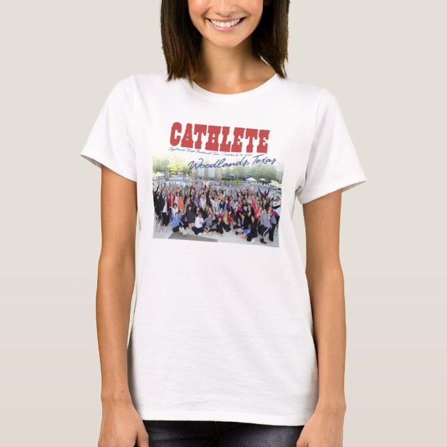 T-shirt 2010 régions boisées de visite de Cathe, mains de (Devant)