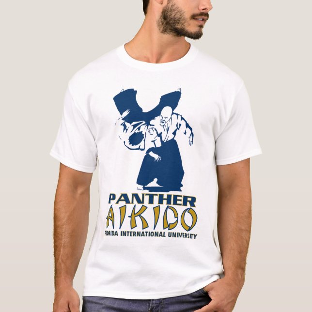 T-shirt 2011 du printemps d'Aikido de panthère (Devant)