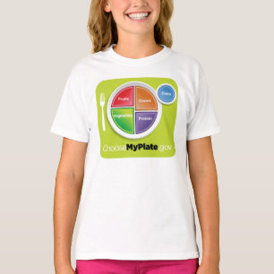 T-shirt 2011 Food Pyramid Choose My Plate shirt