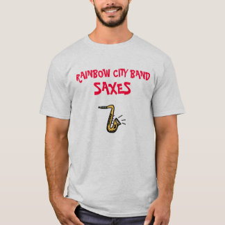 T-shirt 2012 de saxos de bande de ville