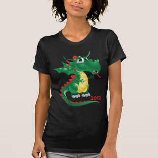T-shirt 2012 nouvelles années chinoises, l'année du dragon
