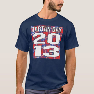 T-shirt 2013 de jour de tartan
