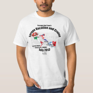 T-shirt 2013 - hommes de vacances de l'Europe de