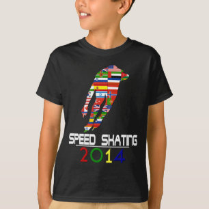 T-shirt 2014 : Patinage de vitesse