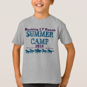 T-shirt 2016 de colonie de vacances