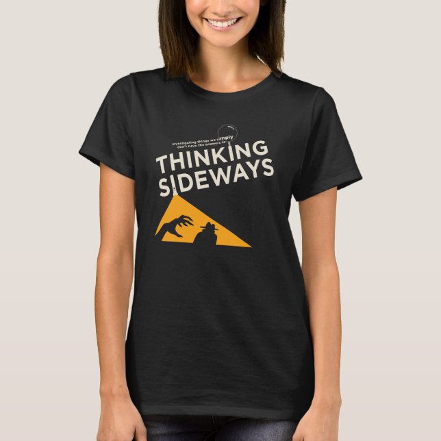 T-shirt 2016 latéral de pensée de logo du Podcast (Devant)