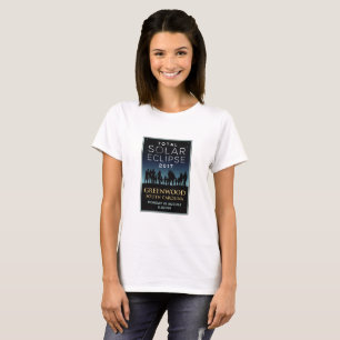 T-shirt 2017 éclipse solaire totale - Greenwood, Sc