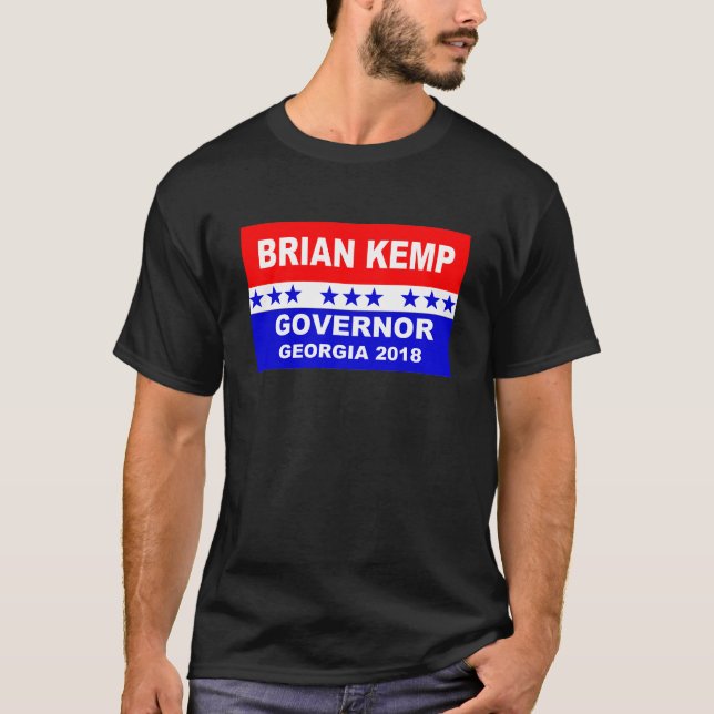 T-shirt 2018 de la Géorgie du Gouverneur de Brian (Devant)