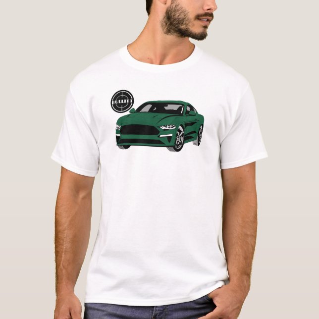 T-shirt 2019 2020 Bullitt Mustang (Devant)