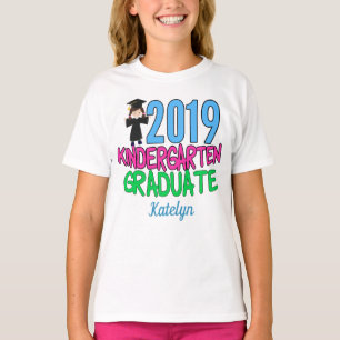 T-shirt 2019 Maternelle Graduate Girl Custom Graduation