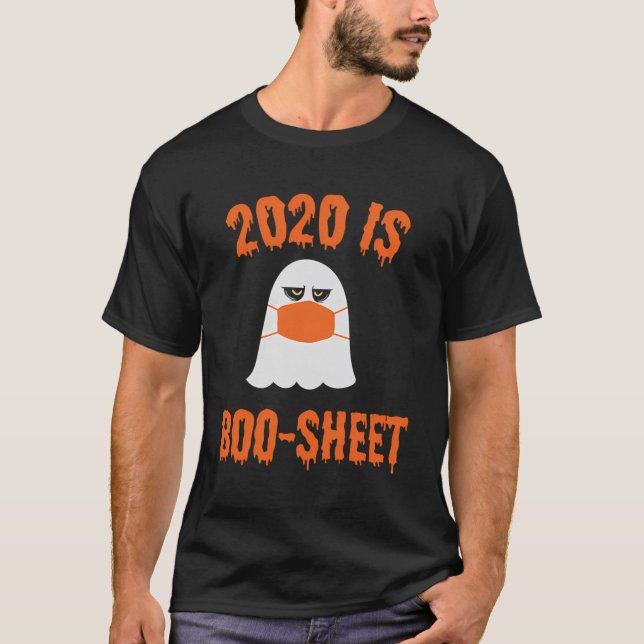 T-shirt 2020 Est Boo Sheet Funny Party Angry Ghoul Ghost H (Devant)