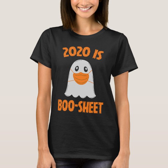T-shirt 2020 Est Boo Sheet Halloween Ghost Wear Mask 2020  (Devant)