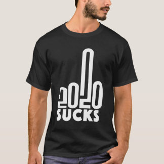 T-shirt 2020 Sucks Moyen Doigt Très Mauvaise Année One Sta