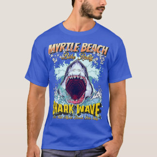 T-SHIRT 2022 FALL MYRTLE BEACH BIKE RALLY SHARK WAVE ART O