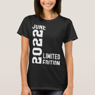 T-shirt 2022 Juin Bonne fête d'anniversaire