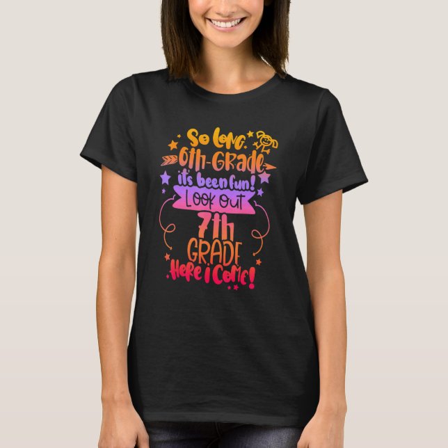 T-shirt 2022 Kids Tie Dye So Long 6th Gradegraduation 7t (Devant)