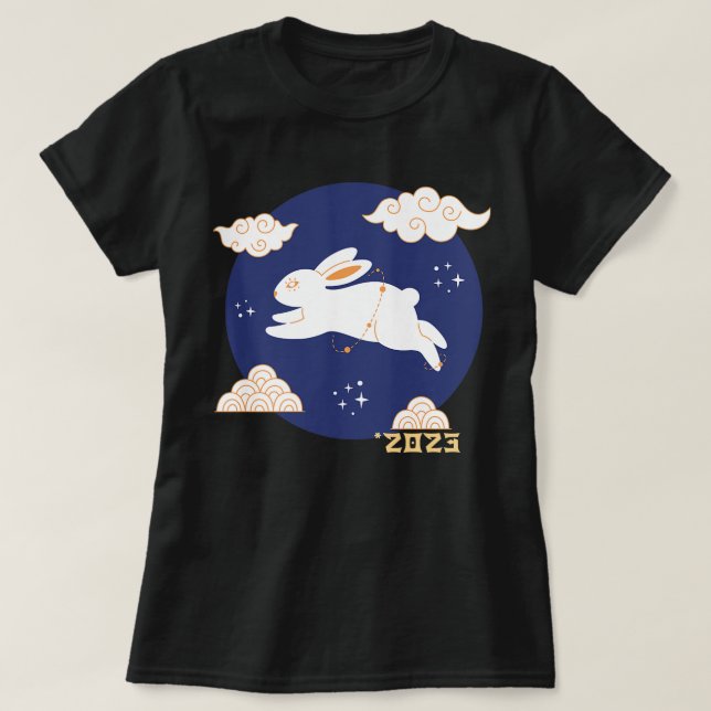 T-shirt 2023 Année Du Rabbit Bonne Nouvelle Année Chinoise (Design devant)
