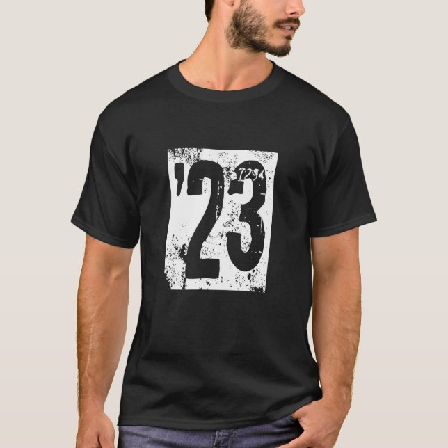 T-shirt 2023 Have a Grungy Punky NewYear Retro Style (Devant)