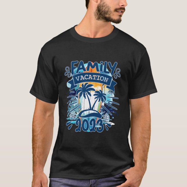 T-shirt 2023 Vacances familiales Faire des souvenirs ensem (Devant)