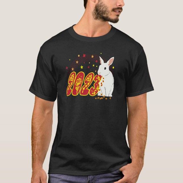 T-shirt 2023 Year of the Rabbit Chinese New Year Rabbit (Devant)