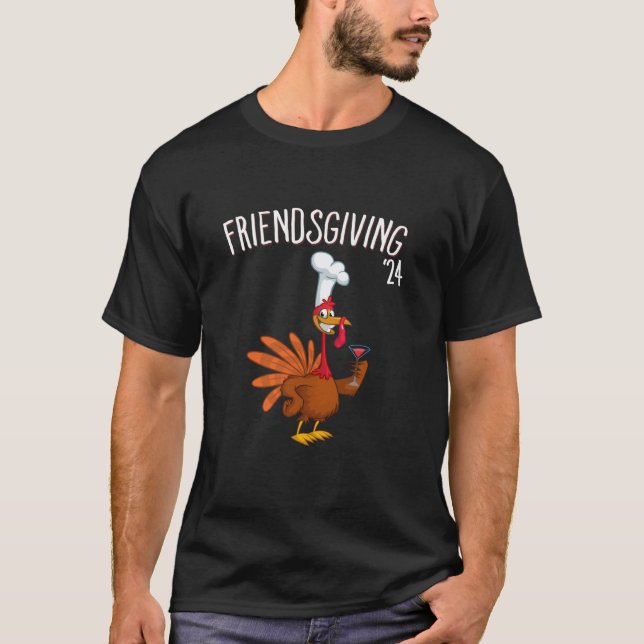 T-shirt 2024 AMITIÉ DONNER Martini Turquie amis Thanksgi (Devant)