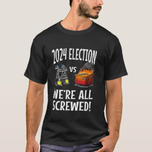 T-shirt 2024 Le marcheur des élections contre le fouet à l