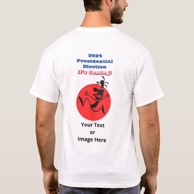 T-shirt 2024 Présidential Election Running Man Edition (Dos)
