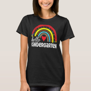 T-shirt 2024 Retour À L'École Bonjour Enseignant De La Mat
