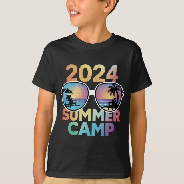 T-shirt 2024 Summer Camp Vacation Matching Family Group (Devant)