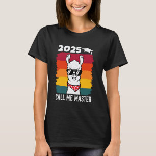 T-shirt 2025 APPELLE-MOI MAÎTRE Drôle de Lama Rétro Maîtri