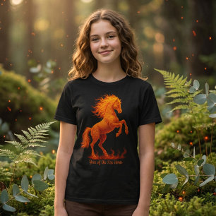 T-shirt 2026 Année du Cheval de Feu Zodiaque Chinois