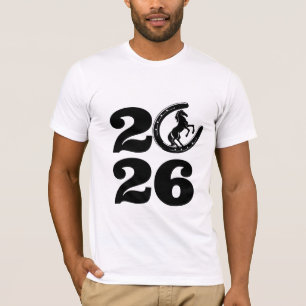 T-shirt 2026 Année du Cheval - Nouvel An Chinois