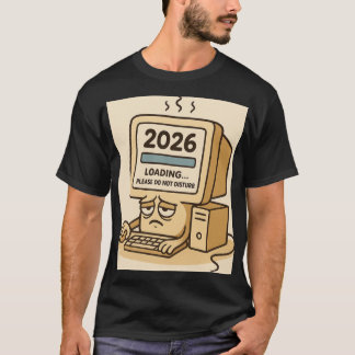 T-shirt “2026 Loading… System Too Tired”