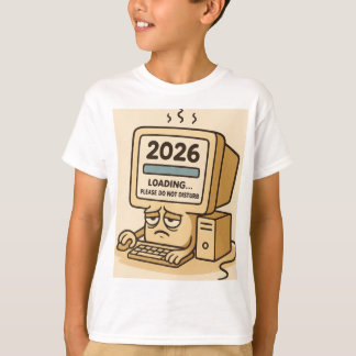 T-shirt “2026 Loading… System Too Tired”