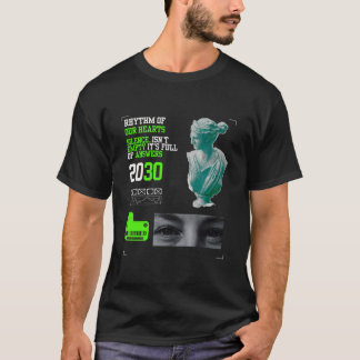 T-shirt 2030 | Rhythm of Our Hearts FREE Back Print 