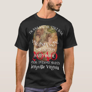 T-shirt 2040 TRANS SATYR TIKI Bar Happy HOUR