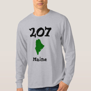 T-shirt 207, indicatif régional du Maine