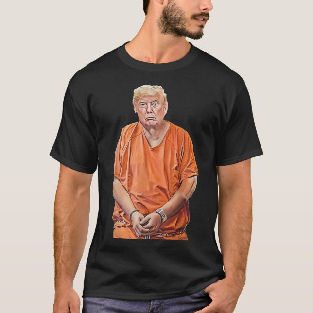 T-shirt 20-24 Ans En Prison Drôle Anti-Trump (Devant)