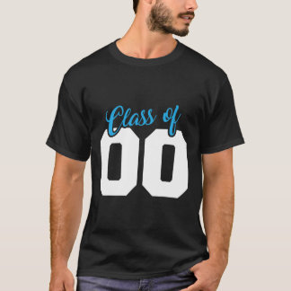 T-shirt 20 Année Classe secondaire de 2000 Réunion princip
