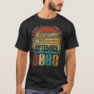T-shirt 20 ans Awesome depuis septembre 2002 20th bir