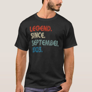 T-shirt 20 ans de légende depuis septembre 2003 20th Bir