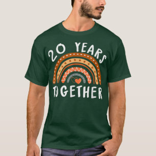 T-shirt 20 ans ensemble 20e anniversaire de mariage Husban
